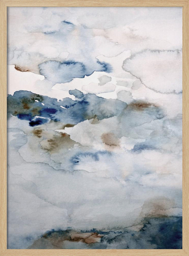 Oben in den Wolken 3 | Poster