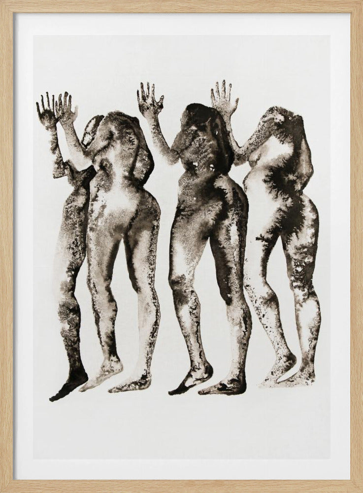 4 Figuren (kopflos) | Poster