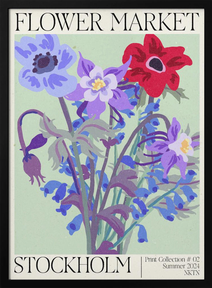 Stockholmer Blumenmarkt | Poster