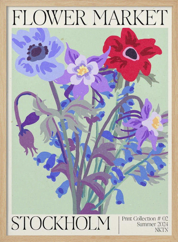 Stockholmer Blumenmarkt | Poster