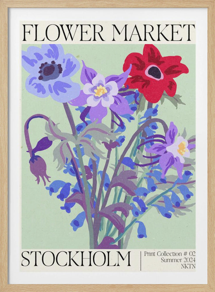 Stockholmer Blumenmarkt | Poster