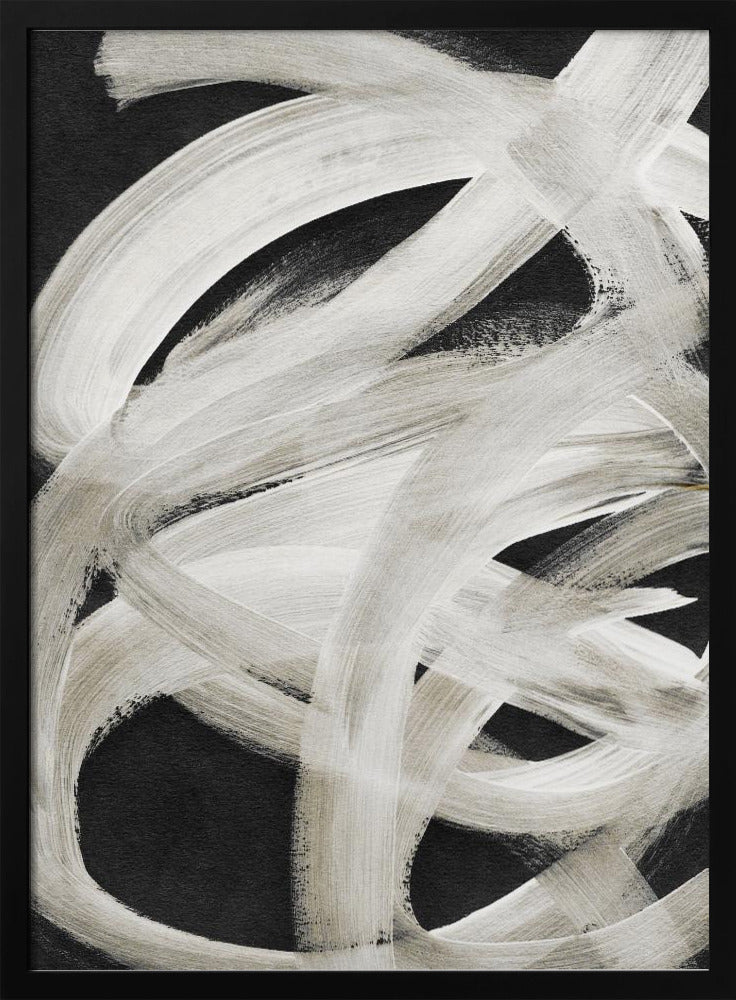 Abstrakte Pinselstriche 129 | Poster