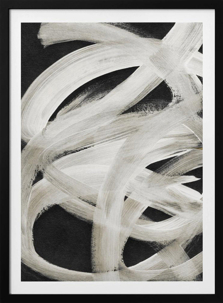 Abstrakte Pinselstriche 129 | Poster