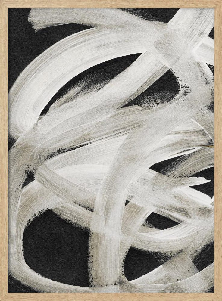 Abstrakte Pinselstriche 129 | Poster