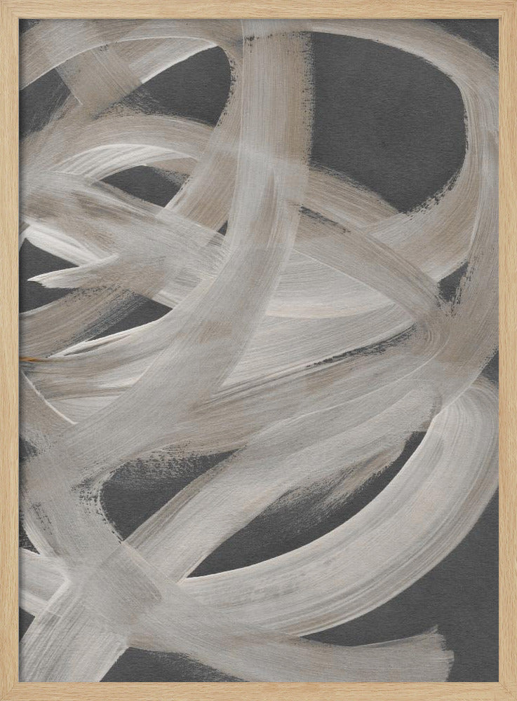 Abstrakte Pinselstriche 129X | Poster