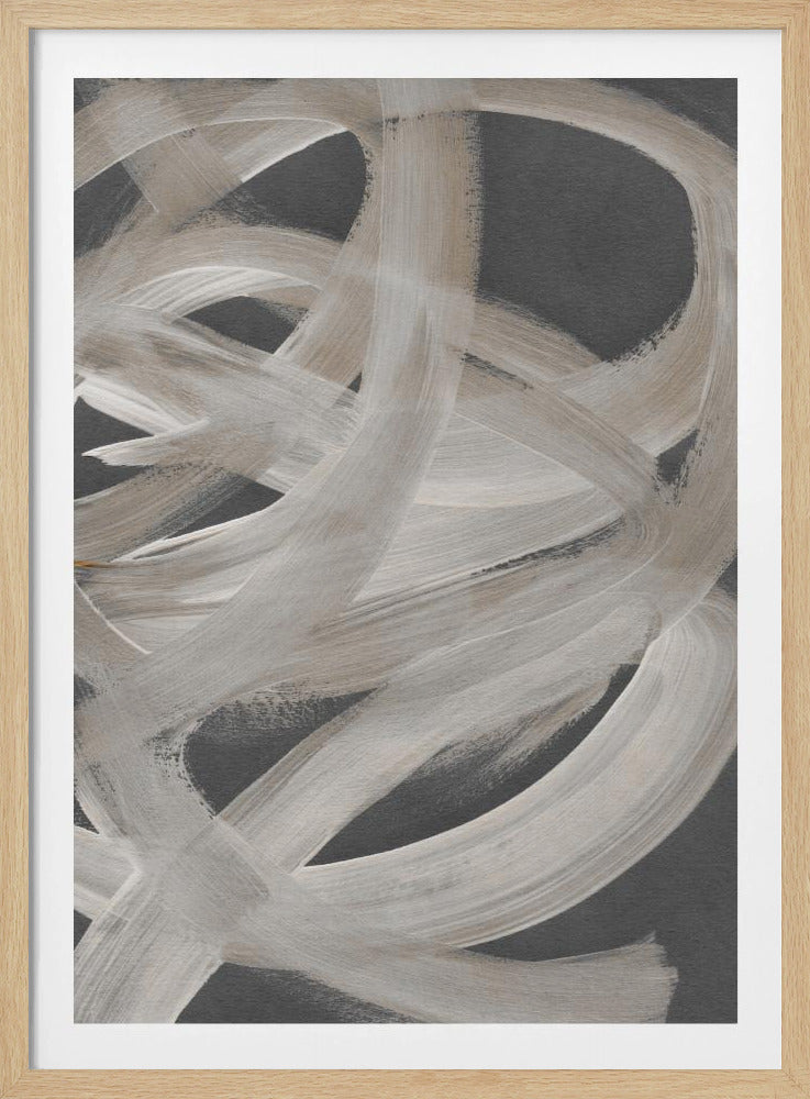 Abstrakte Pinselstriche 129X | Poster