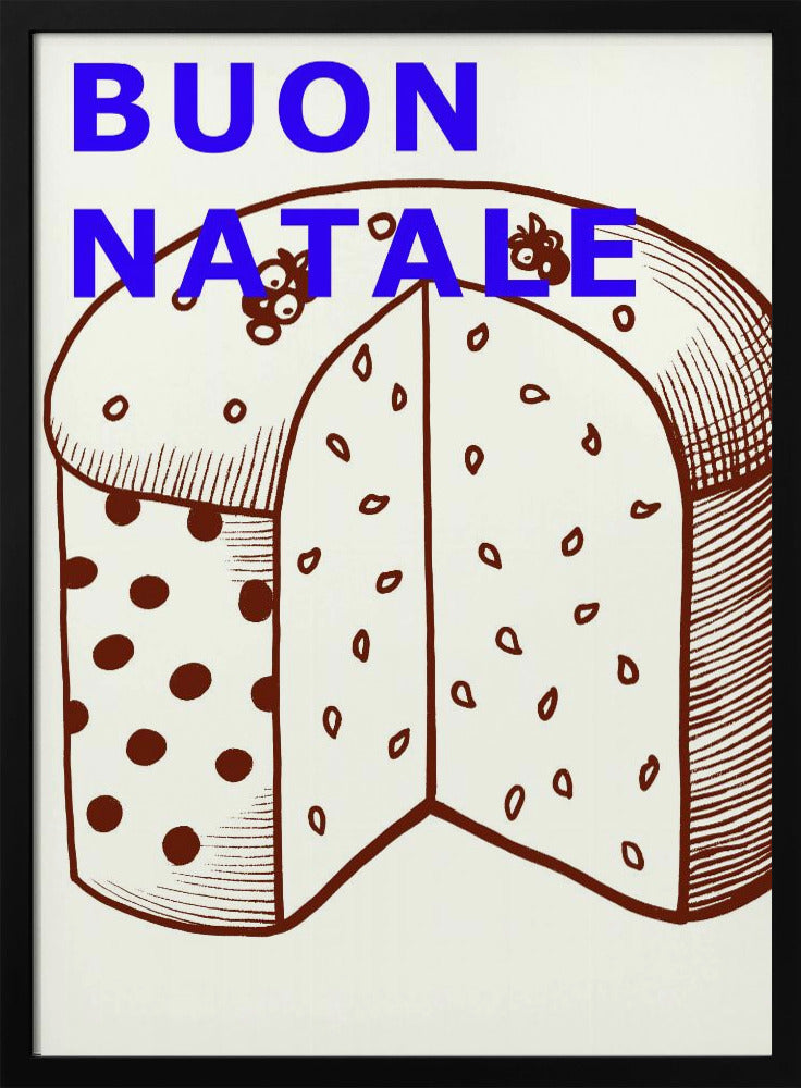 Schleifen und Kugeln: Buon Natale | Poster