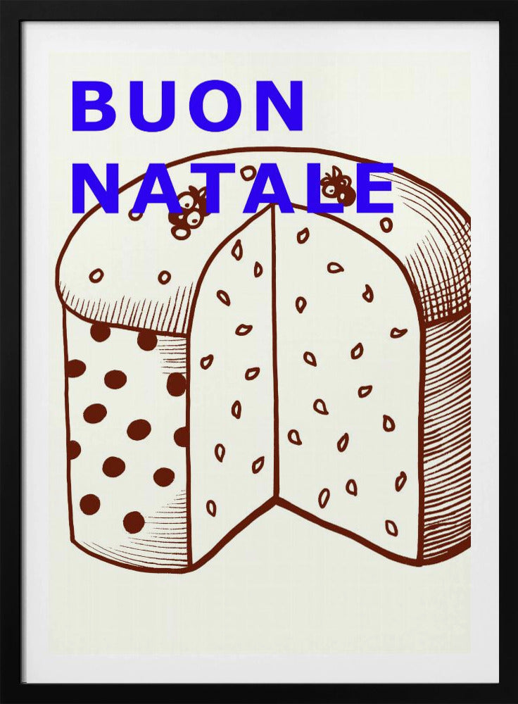 Schleifen und Kugeln: Buon Natale | Poster