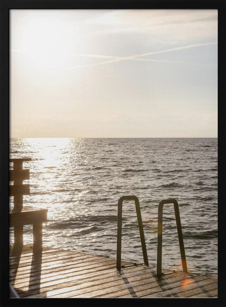 Sommermorgen-Schwimmen | Poster