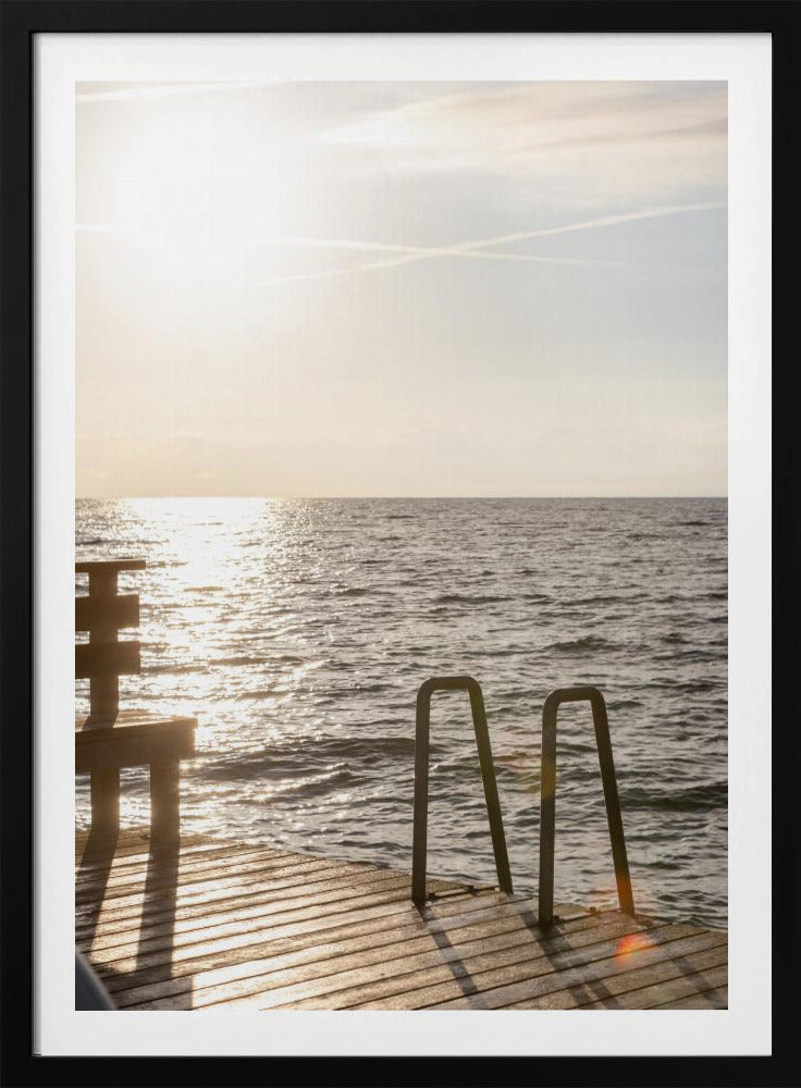 Sommermorgen-Schwimmen | Poster