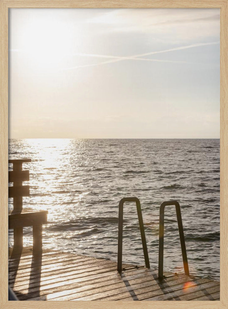 Sommermorgen-Schwimmen | Poster