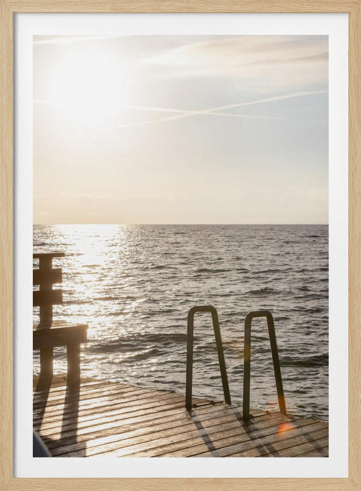 Sommermorgen-Schwimmen | Poster