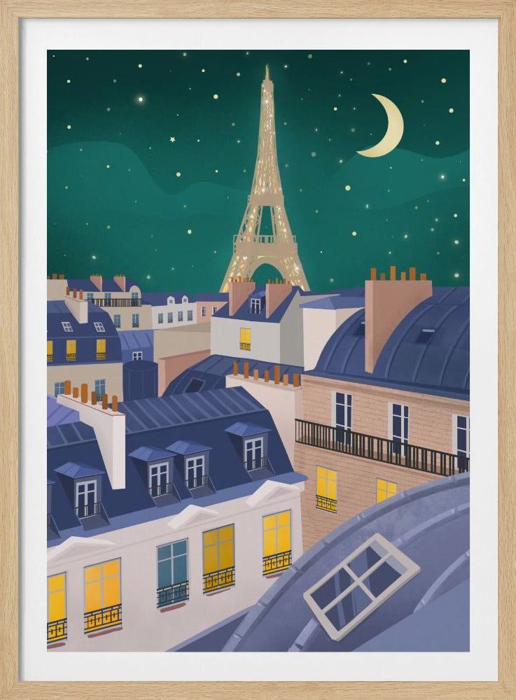 Paris bei Nacht | Poster