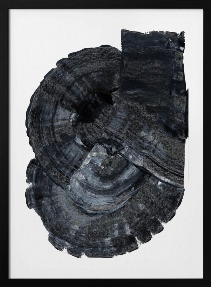 Schwarzes Fossil 1 | Poster