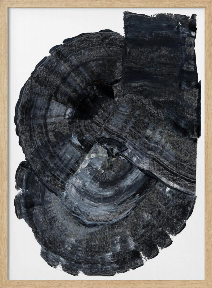 Schwarzes Fossil 1 | Poster