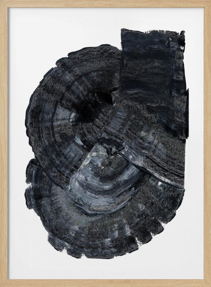 Schwarzes Fossil 1 | Poster