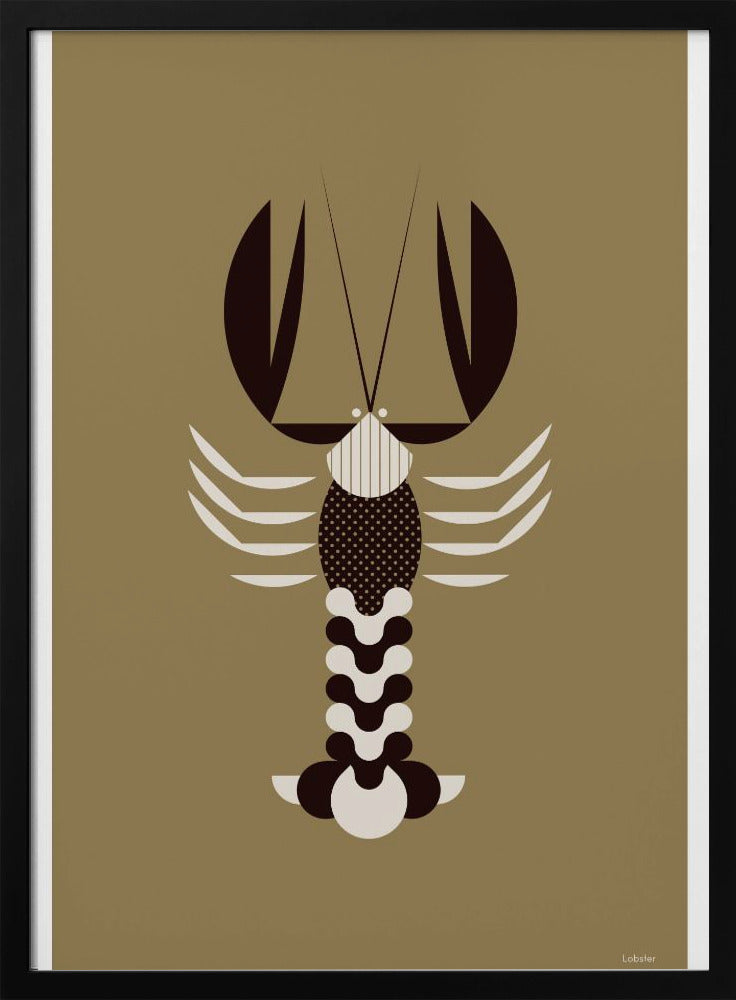 Goldene Tiere - Hummer (Gold) | Poster