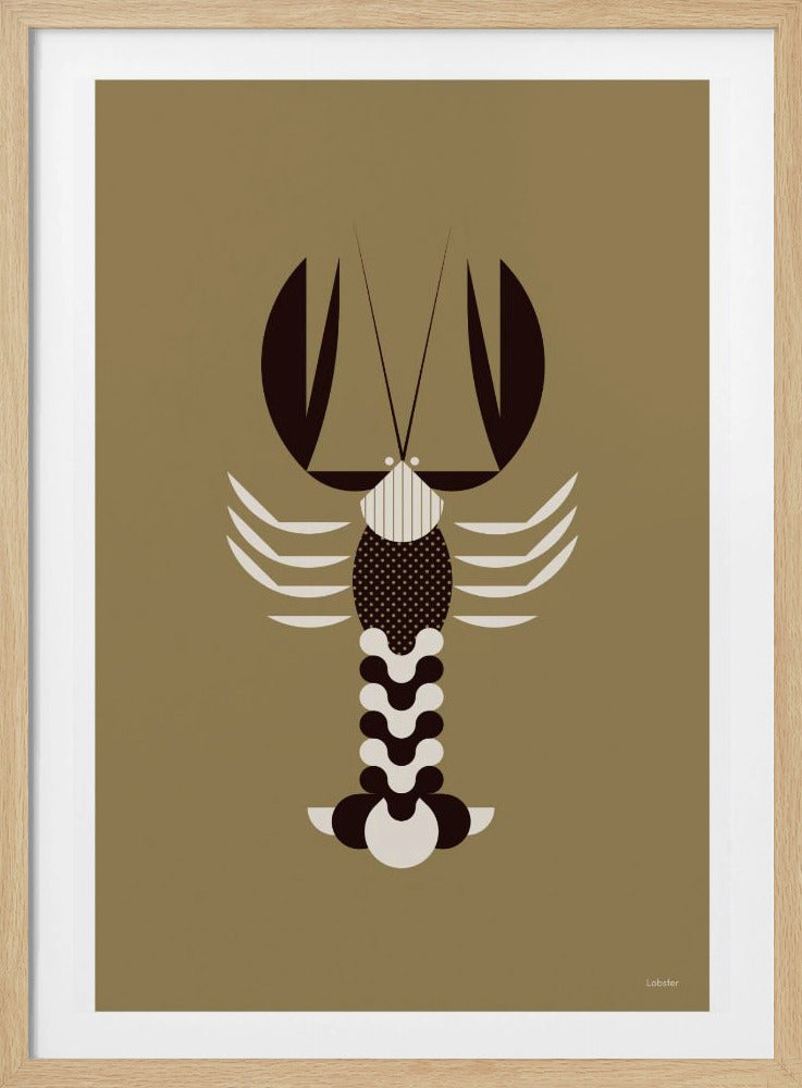 Goldene Tiere - Hummer (Gold) | Poster