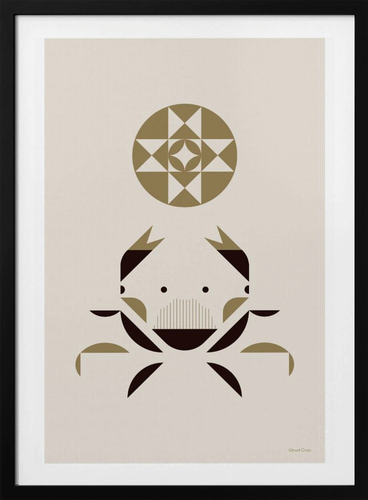 Golden Animals - Geisterkrabbe (Weiß) | Poster