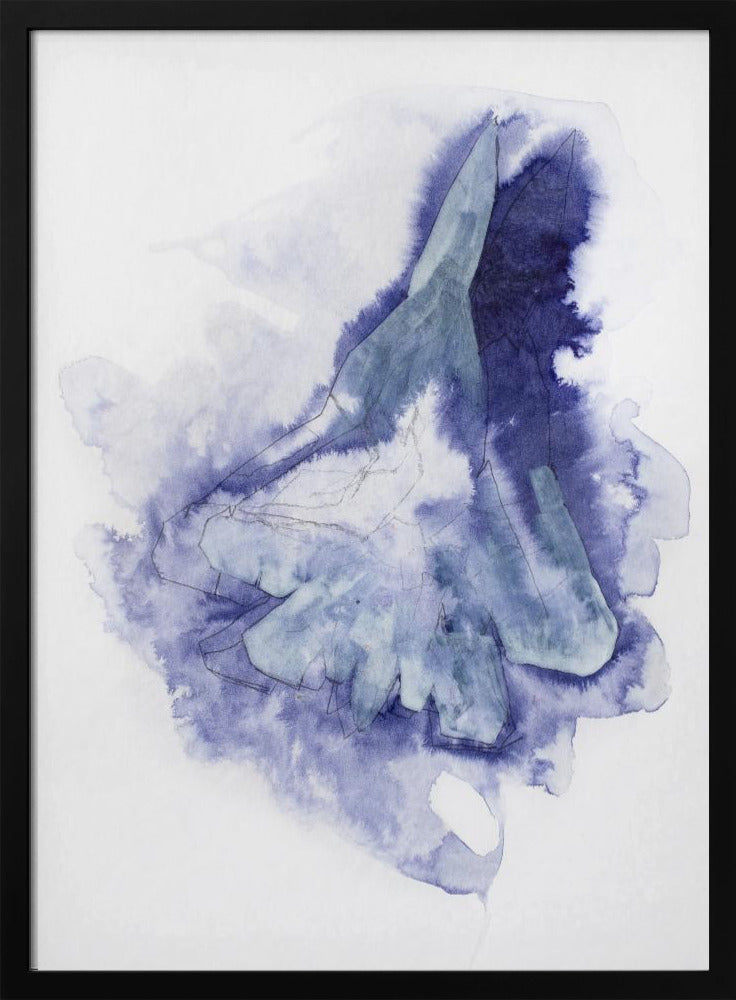 Kampfjet-Studie (Indigo 2) | Poster
