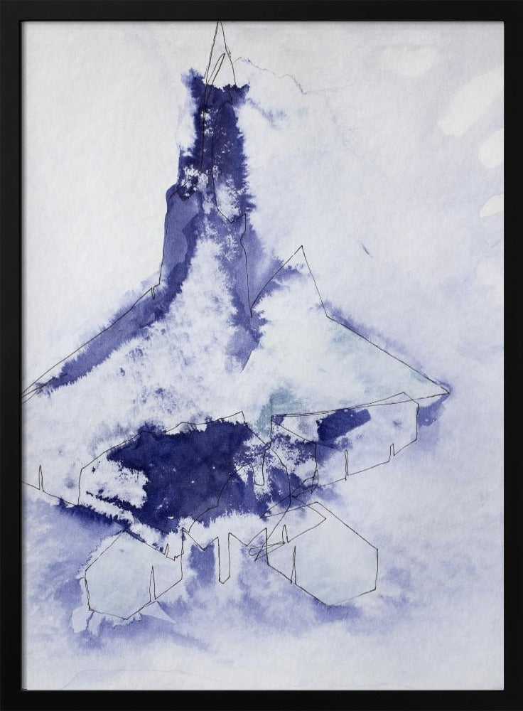 Kampjet-Studie (Indigo 3) | Poster