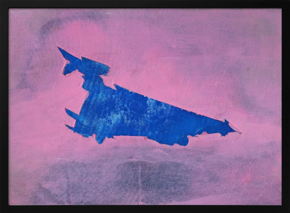 UAP, Blau, bewölkter rosa Himmel | Poster