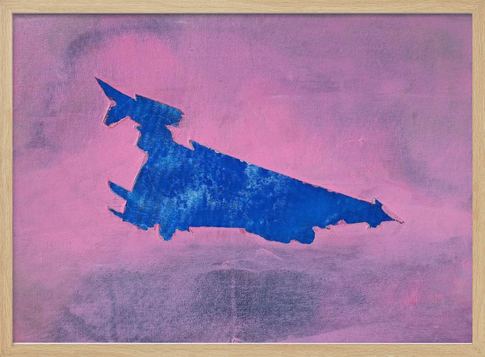 UAP, Blau, bewölkter rosa Himmel | Poster