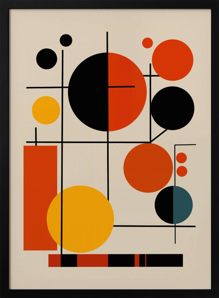 Geometrische Formen und kräftige Farben | Poster
