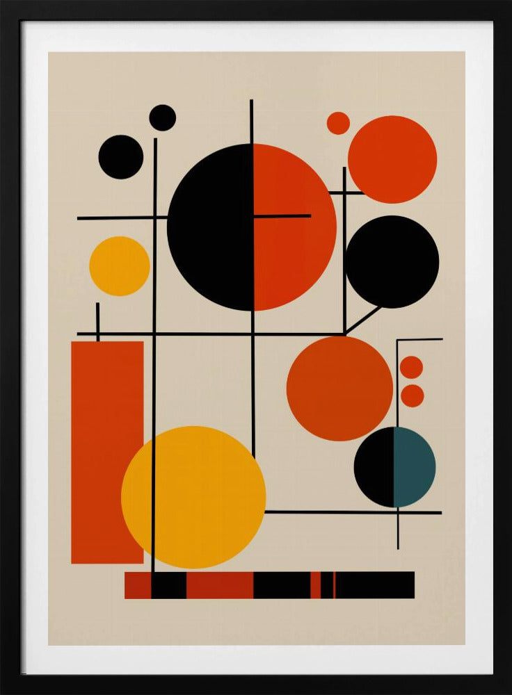 Geometrische Formen und kräftige Farben | Poster