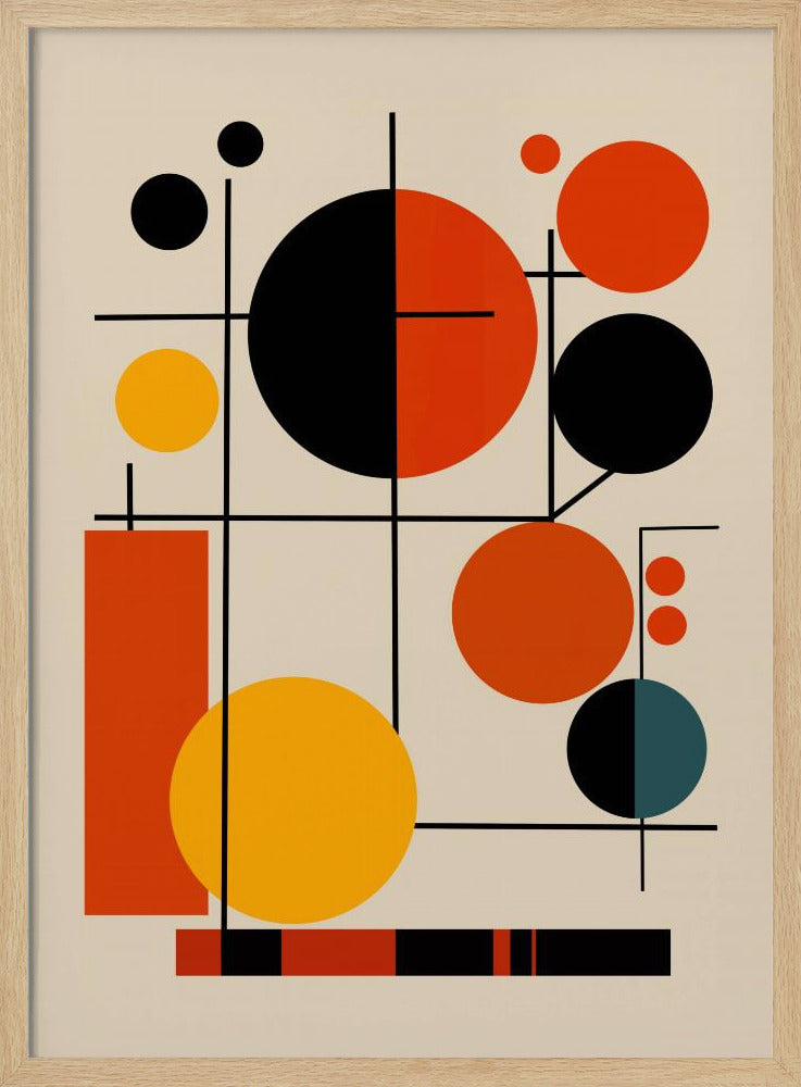 Geometrische Formen und kräftige Farben | Poster