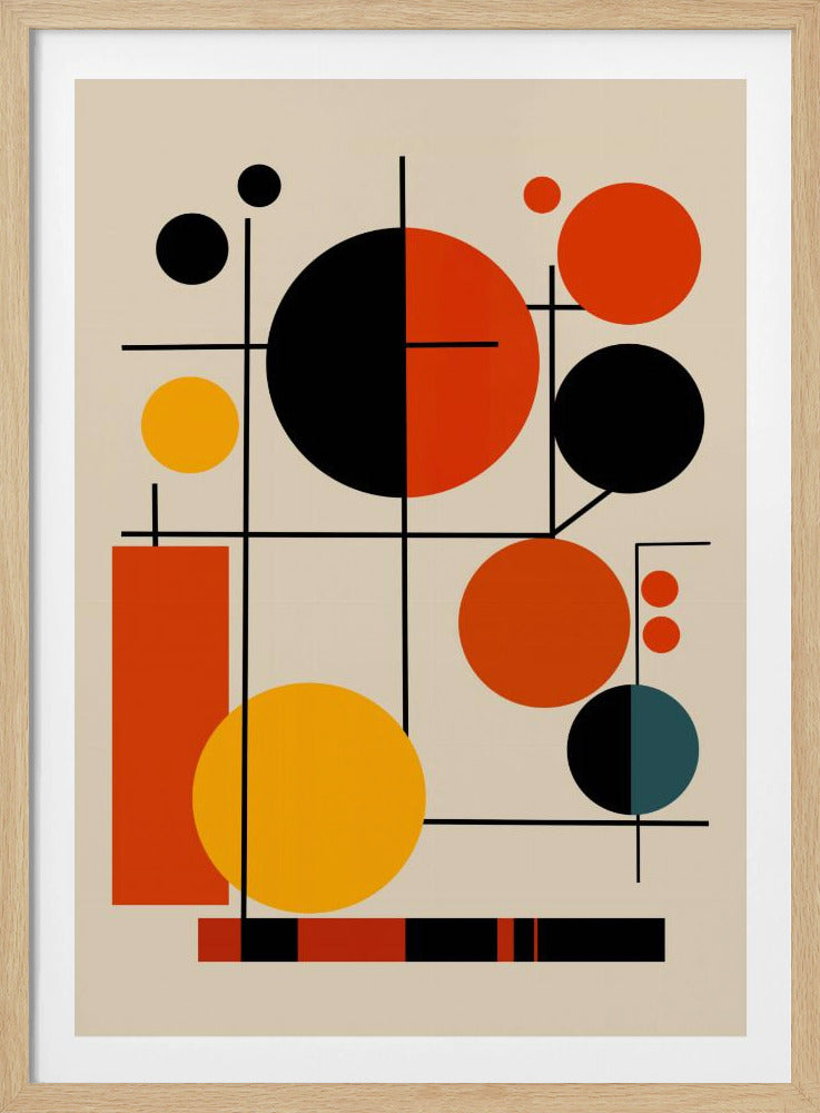 Geometrische Formen und kräftige Farben | Poster