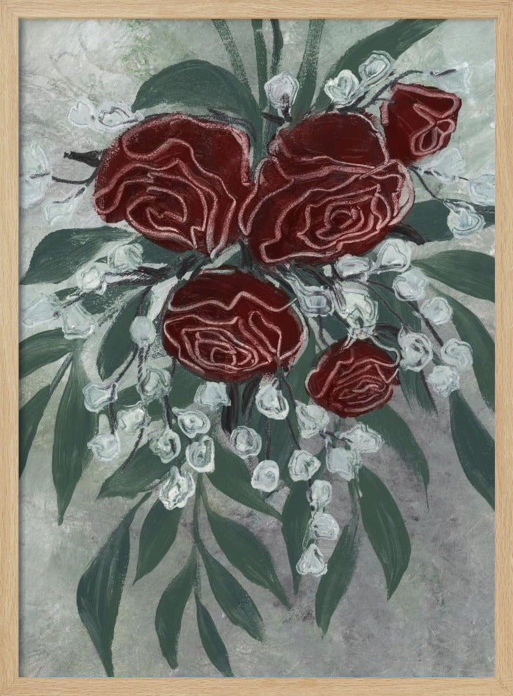 Zeldah rote Rosen | Poster