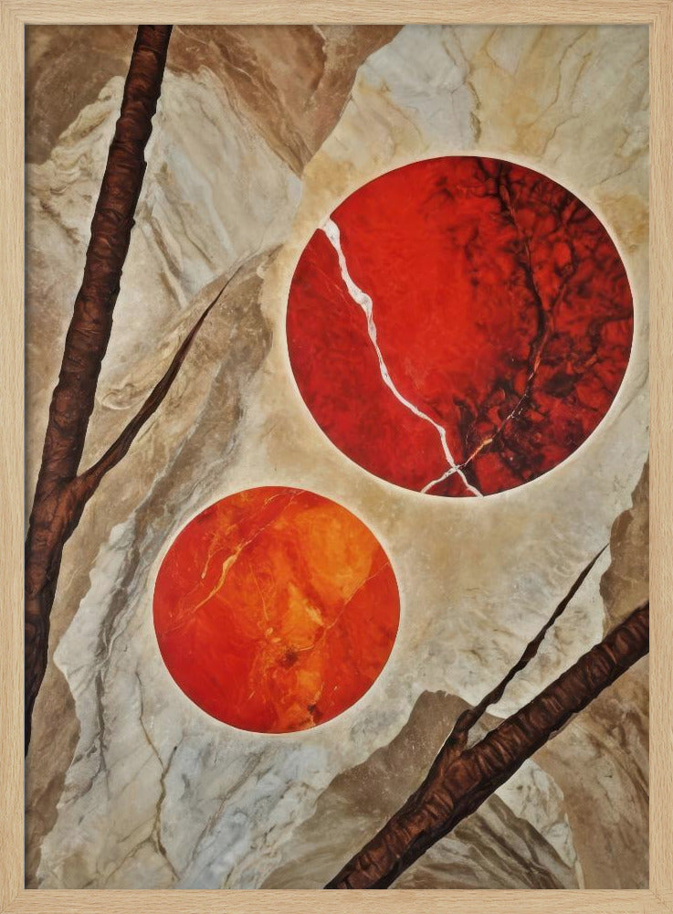 Glut im Stein | Poster