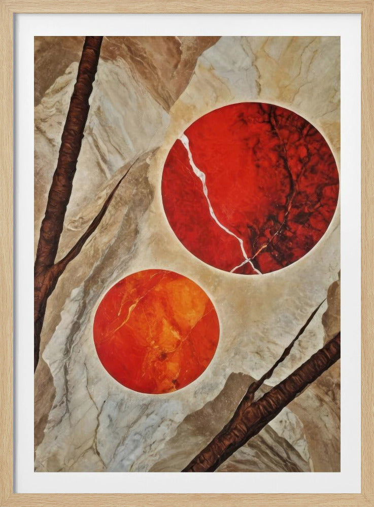 Glut im Stein | Poster
