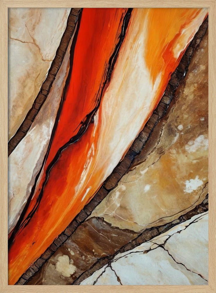 Feurige Canyon-Adern | Poster