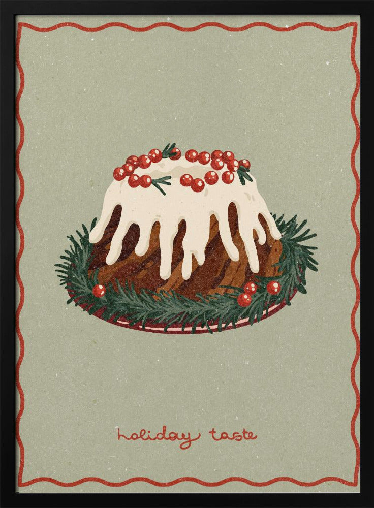 Weihnachtskuchen. Feiertagsgeschmack | Poster