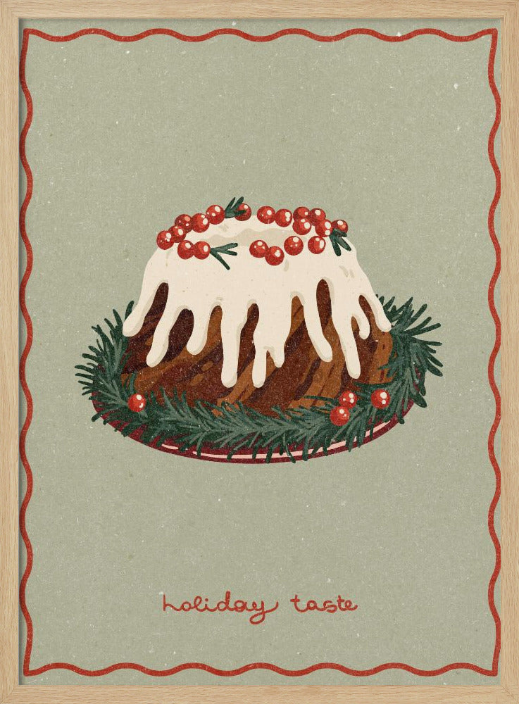 Weihnachtskuchen. Feiertagsgeschmack | Poster
