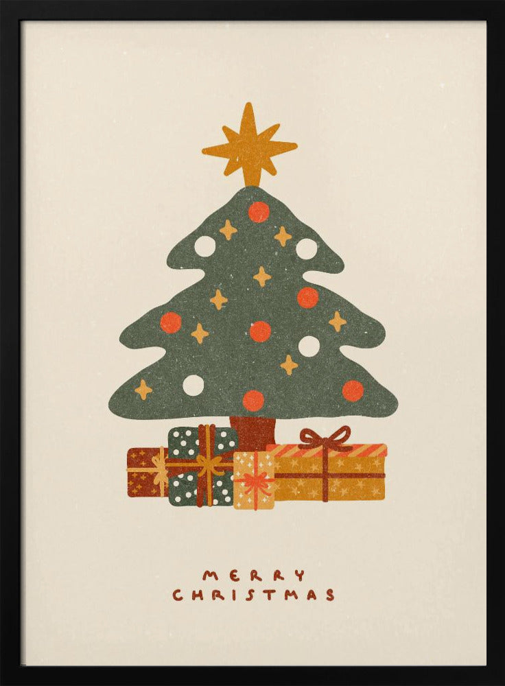 Weihnachtsbaum mit Geschenken | Poster