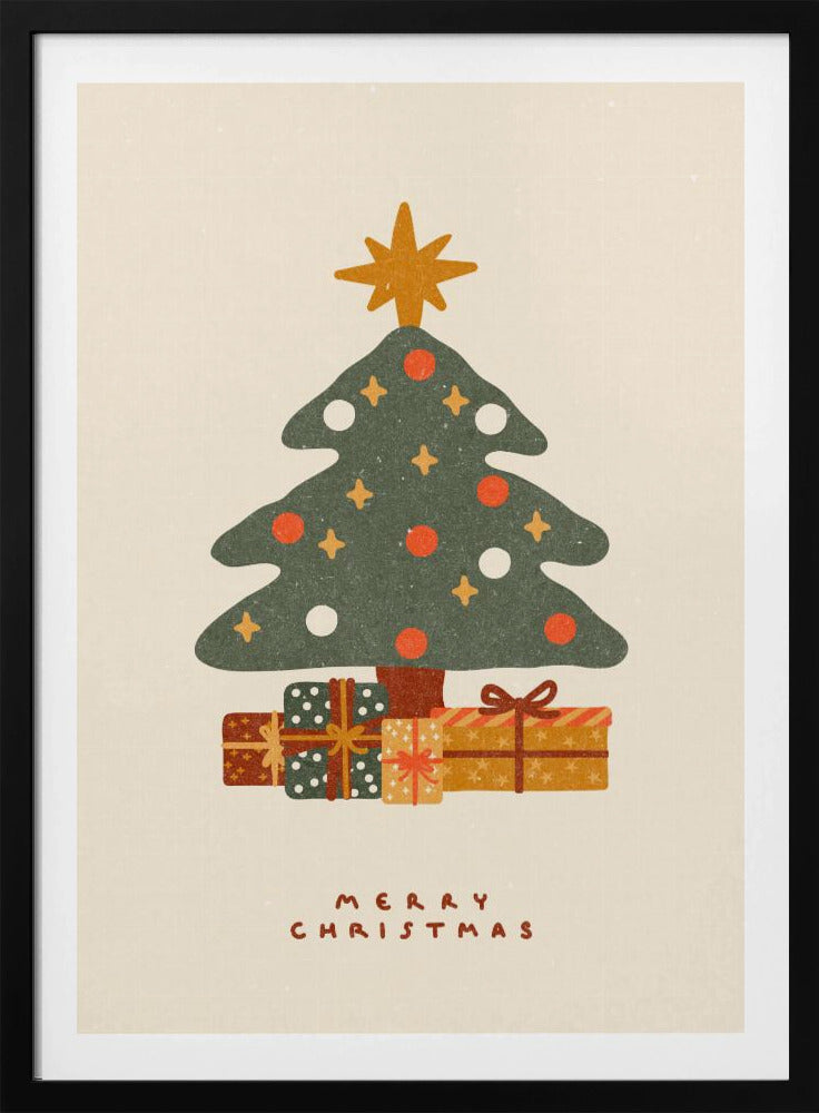 Weihnachtsbaum mit Geschenken | Poster