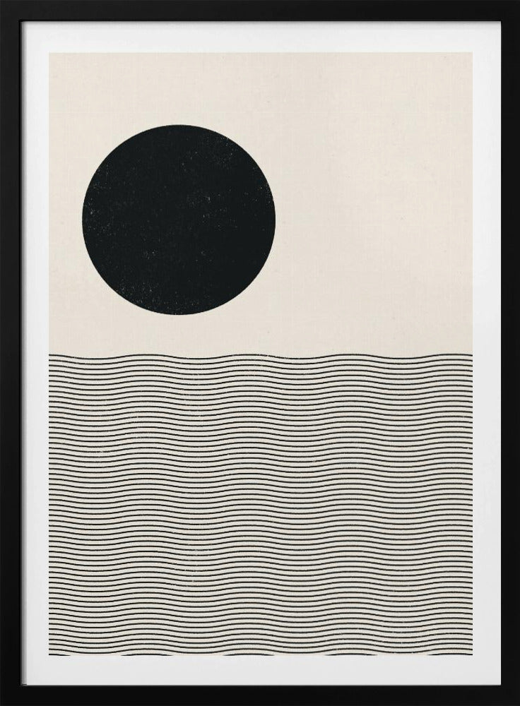 Holzschnitt Ozean | Poster