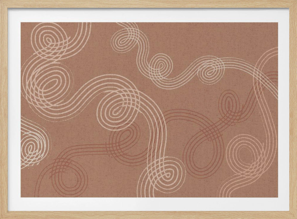 calming essentials loops Mocha Mousse | Poster