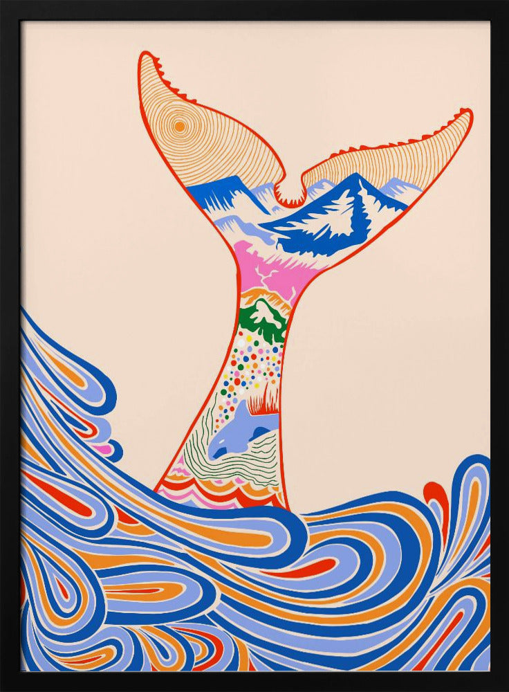 Blaue Gefühle, Blautöne | Poster