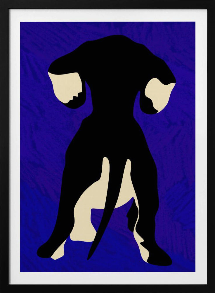 Blauer Hintergrund | Poster