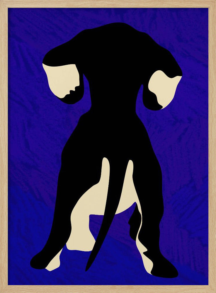 Blauer Hintergrund | Poster