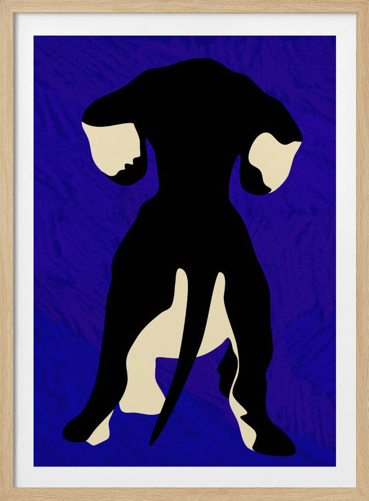 Blauer Hintergrund | Poster