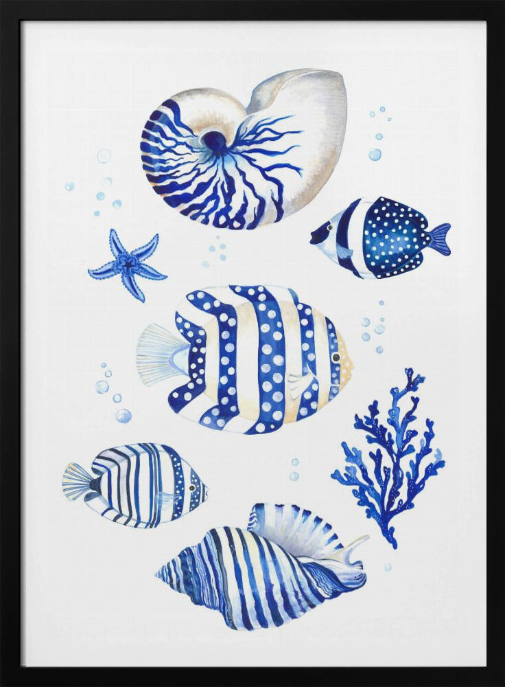 Inspired by the Tranquil Beauty of the Ocean | Poster