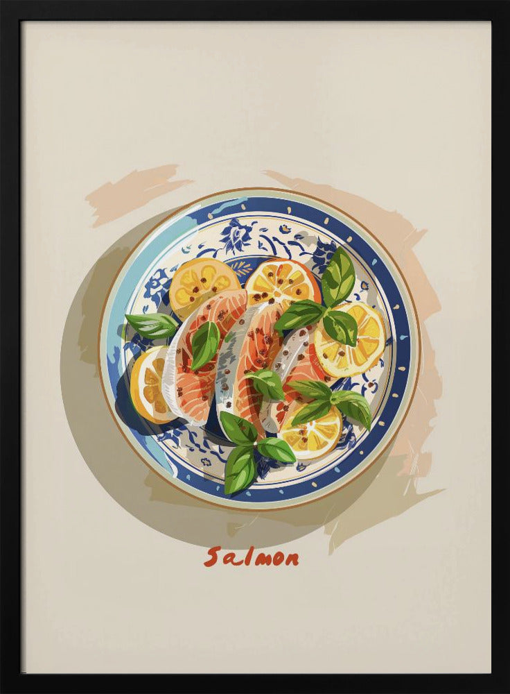 Pikanter Lachsteller | Poster