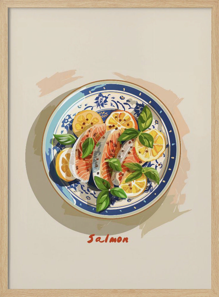 Pikanter Lachsteller | Poster