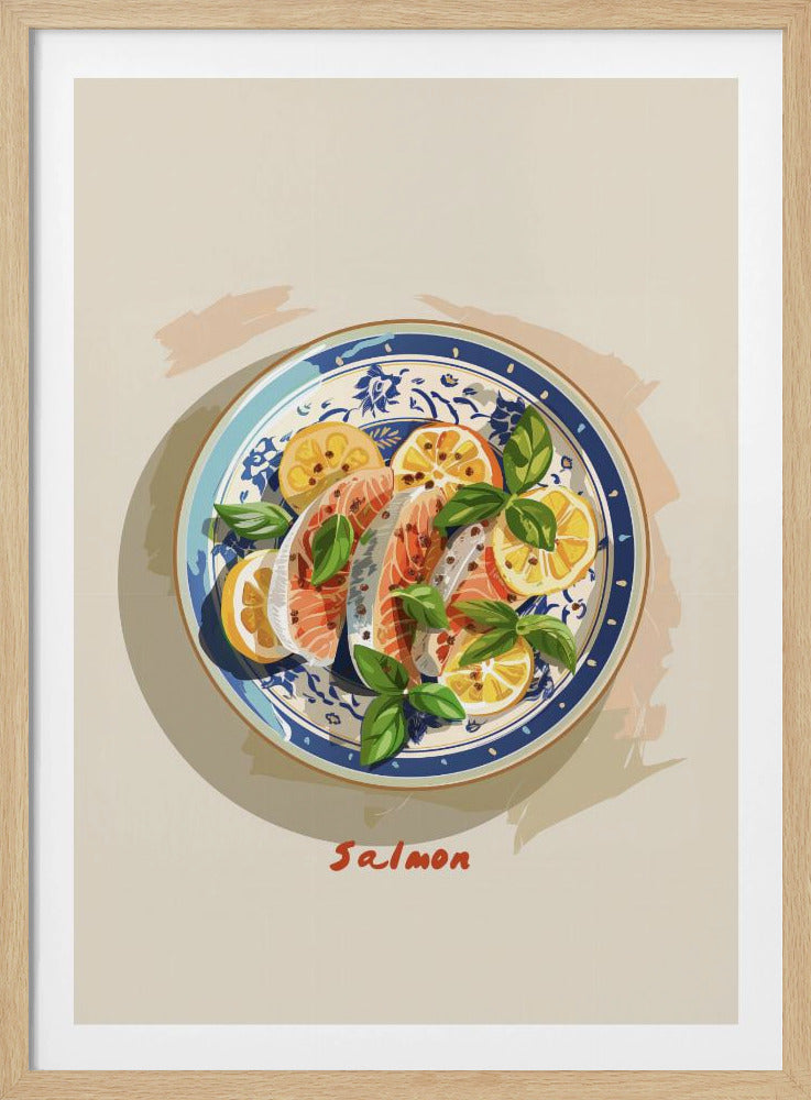 Pikanter Lachsteller | Poster