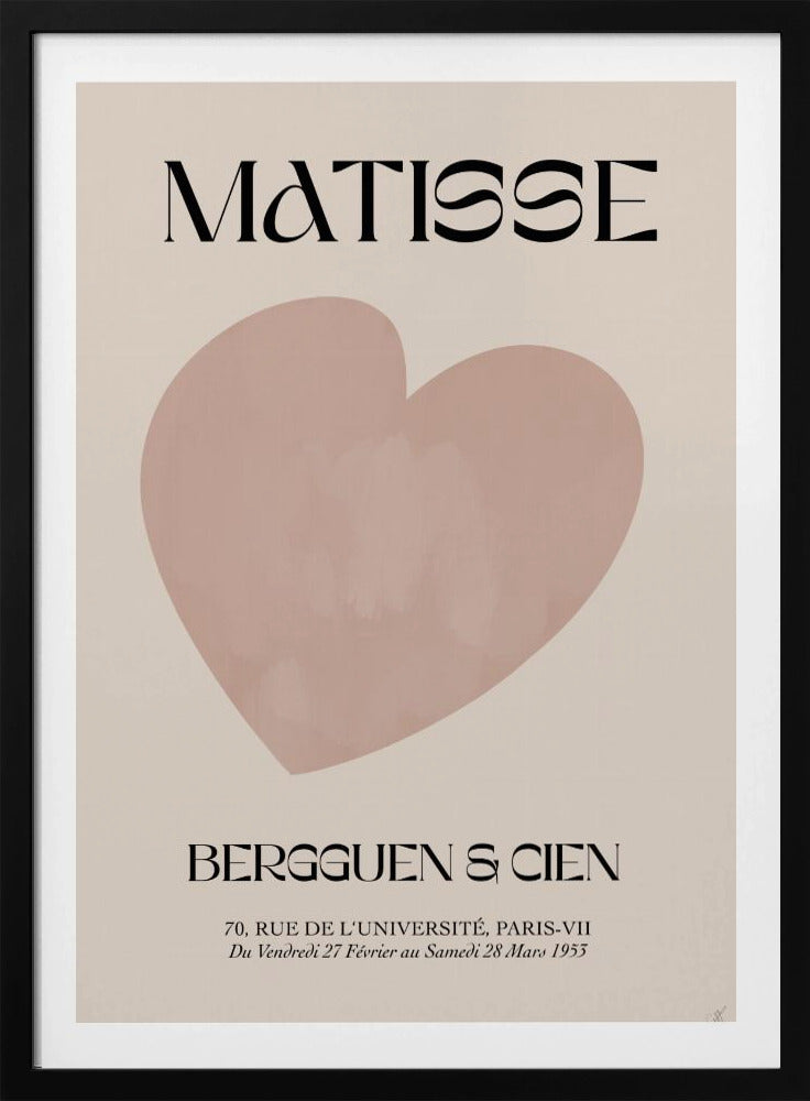 Beiges Herz | Poster